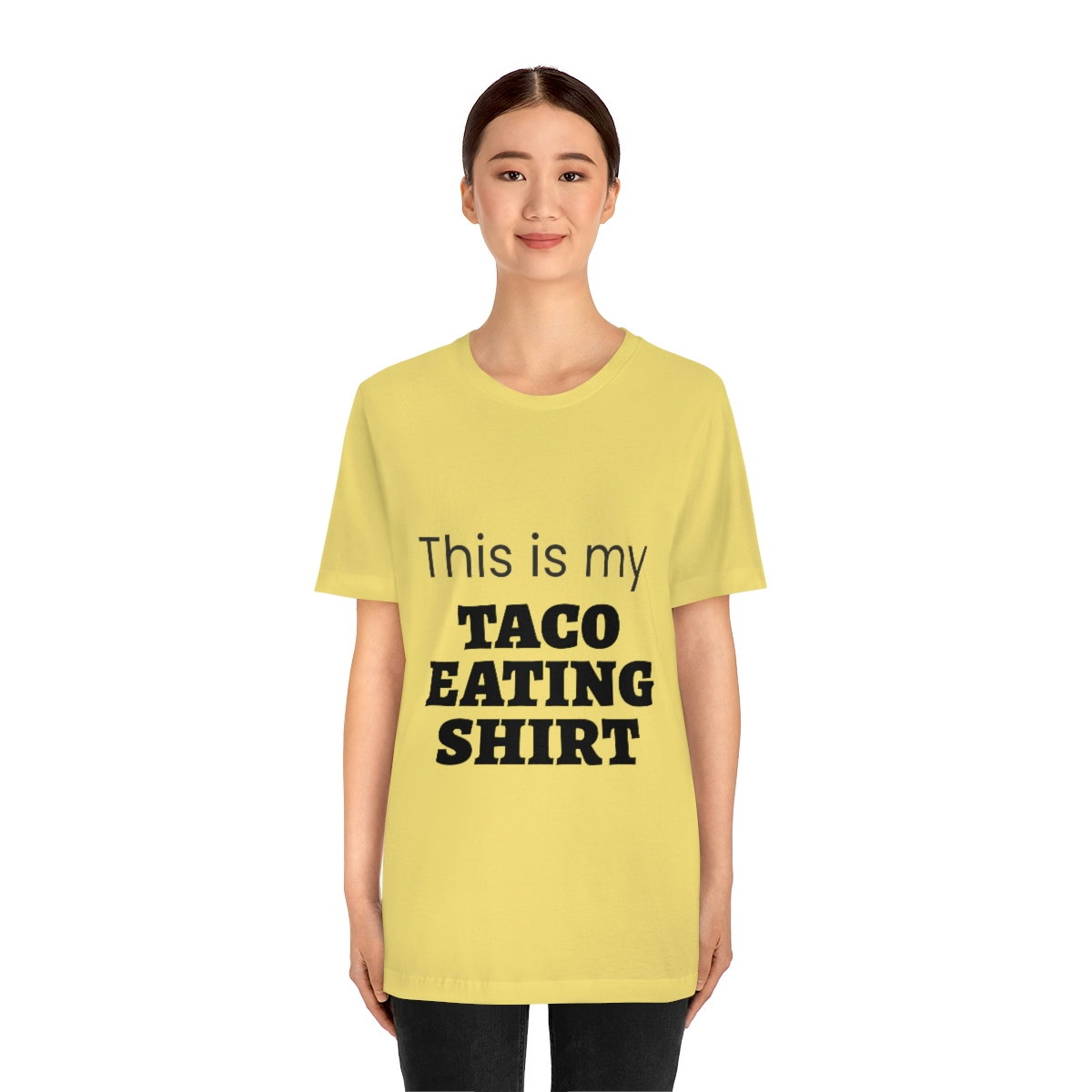 This Is My Taco Eating Shirt Short Sleeve Tee - Image 43