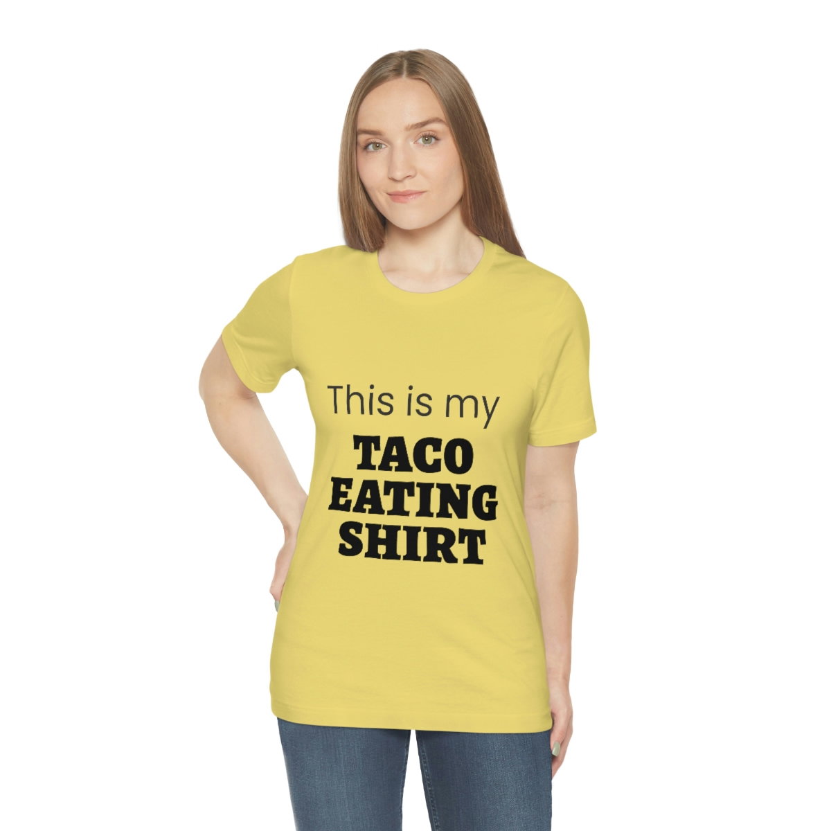 This Is My Taco Eating Shirt Short Sleeve Tee - Image 45