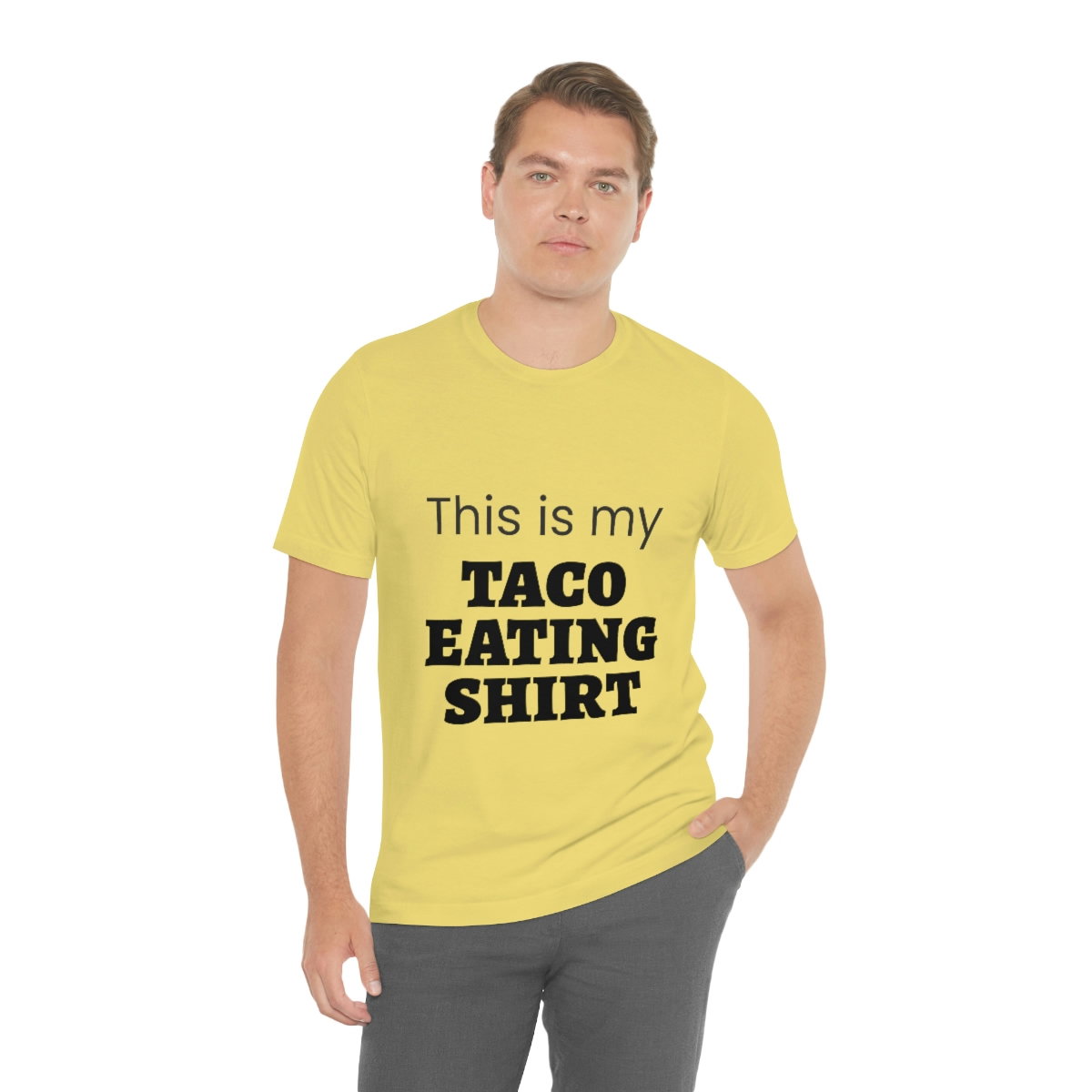 This Is My Taco Eating Shirt Short Sleeve Tee - Image 46