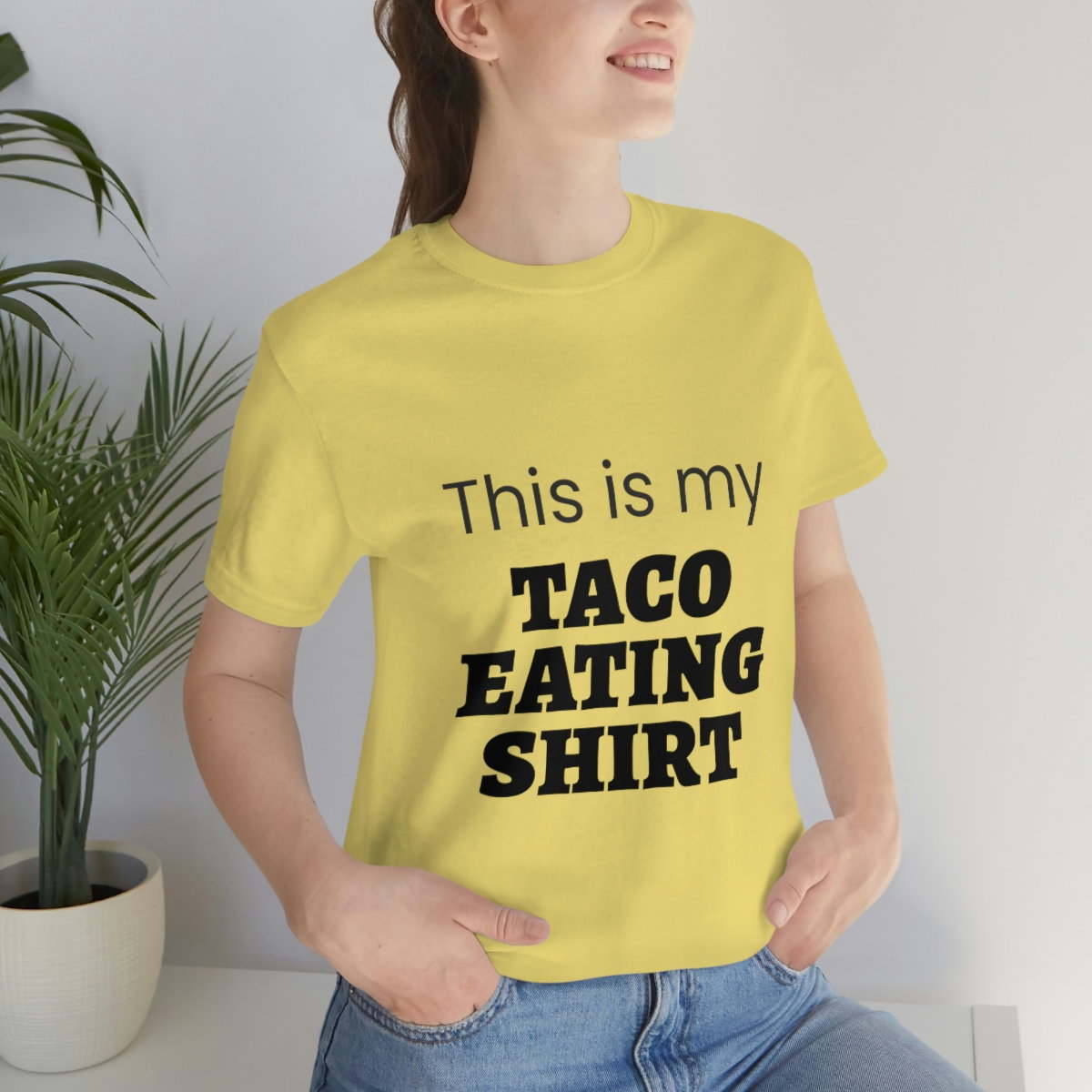 This Is My Taco Eating Shirt Short Sleeve Tee - Image 47
