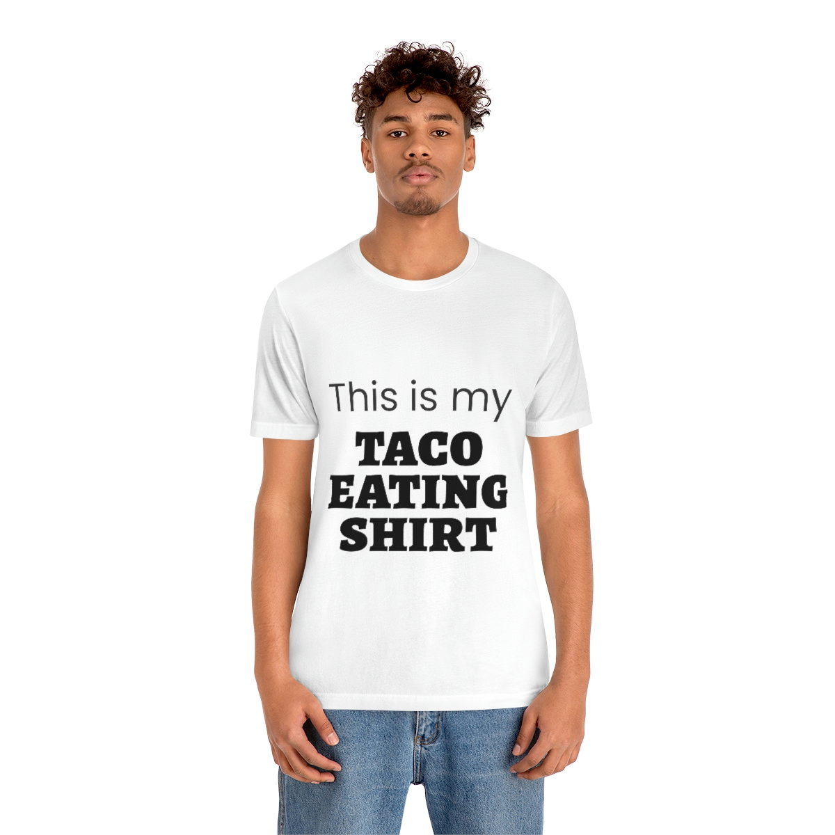 This Is My Taco Eating Shirt Short Sleeve Tee - Image 4