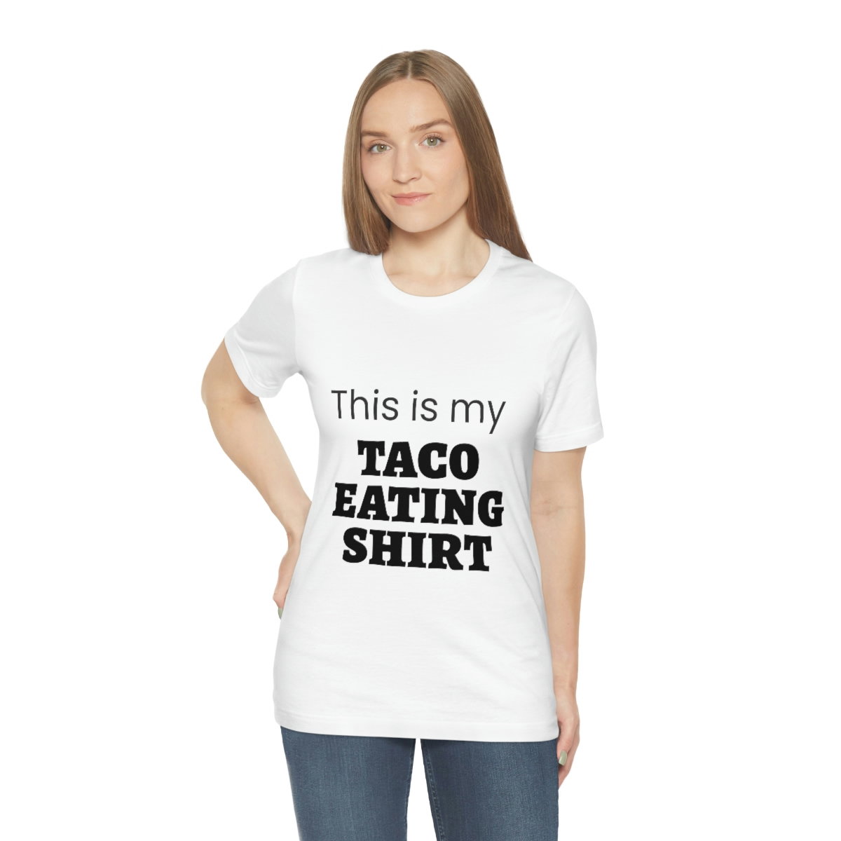 This Is My Taco Eating Shirt Short Sleeve Tee - Image 5