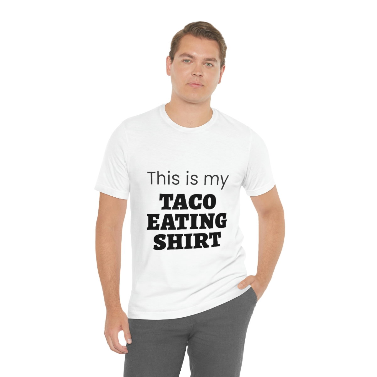 This Is My Taco Eating Shirt Short Sleeve Tee - Image 6