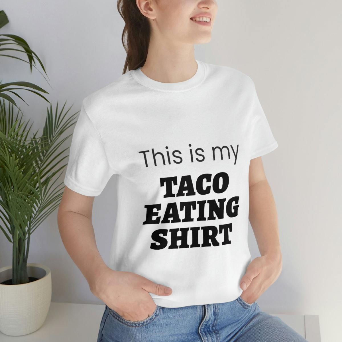 This Is My Taco Eating Shirt Short Sleeve Tee - Image 7