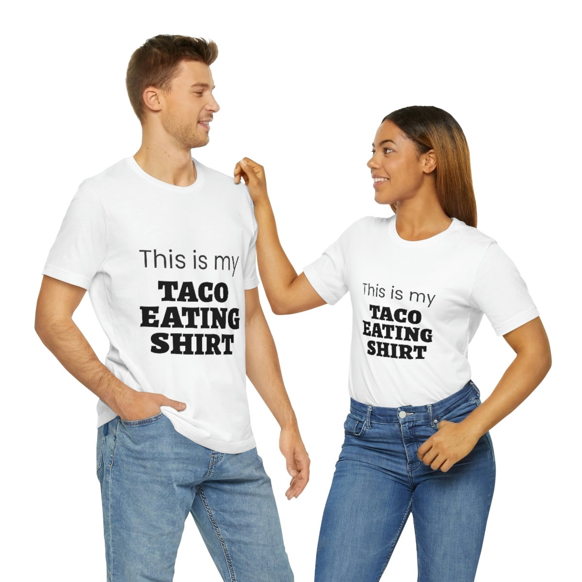 This Is My Taco Eating Shirt Short Sleeve Tee - Image 8